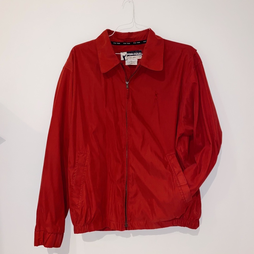 Red limited edition PGA Tour Collection coat